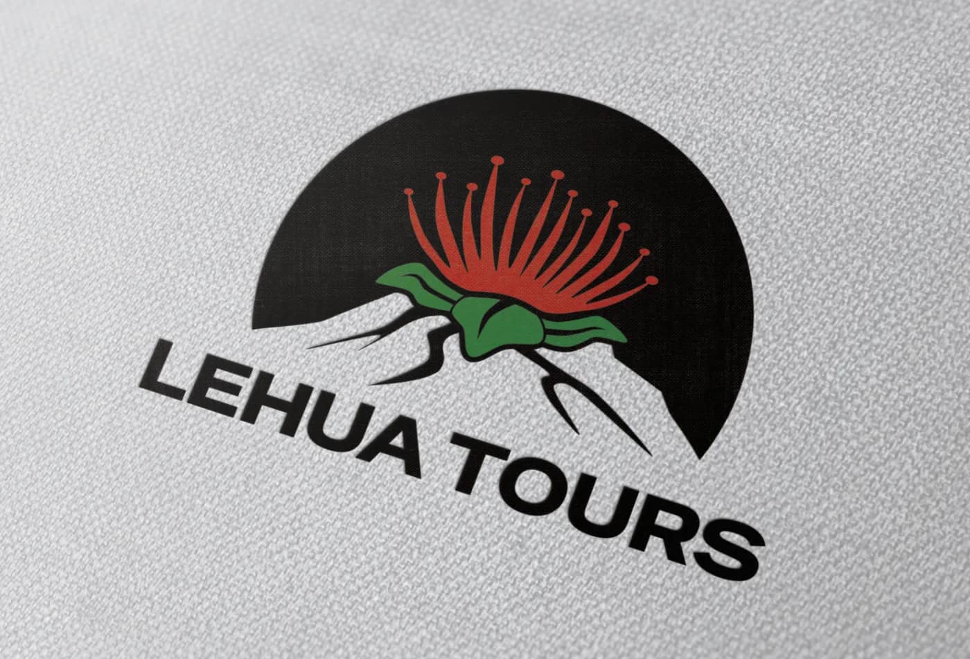 Lehua Tours logo design